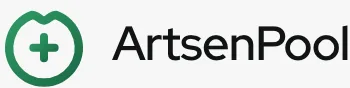 ArtsenPool logo, on light