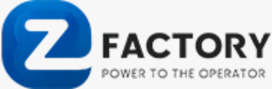 EZ Factory logo, on light