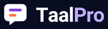 TaalPro logo, on ink